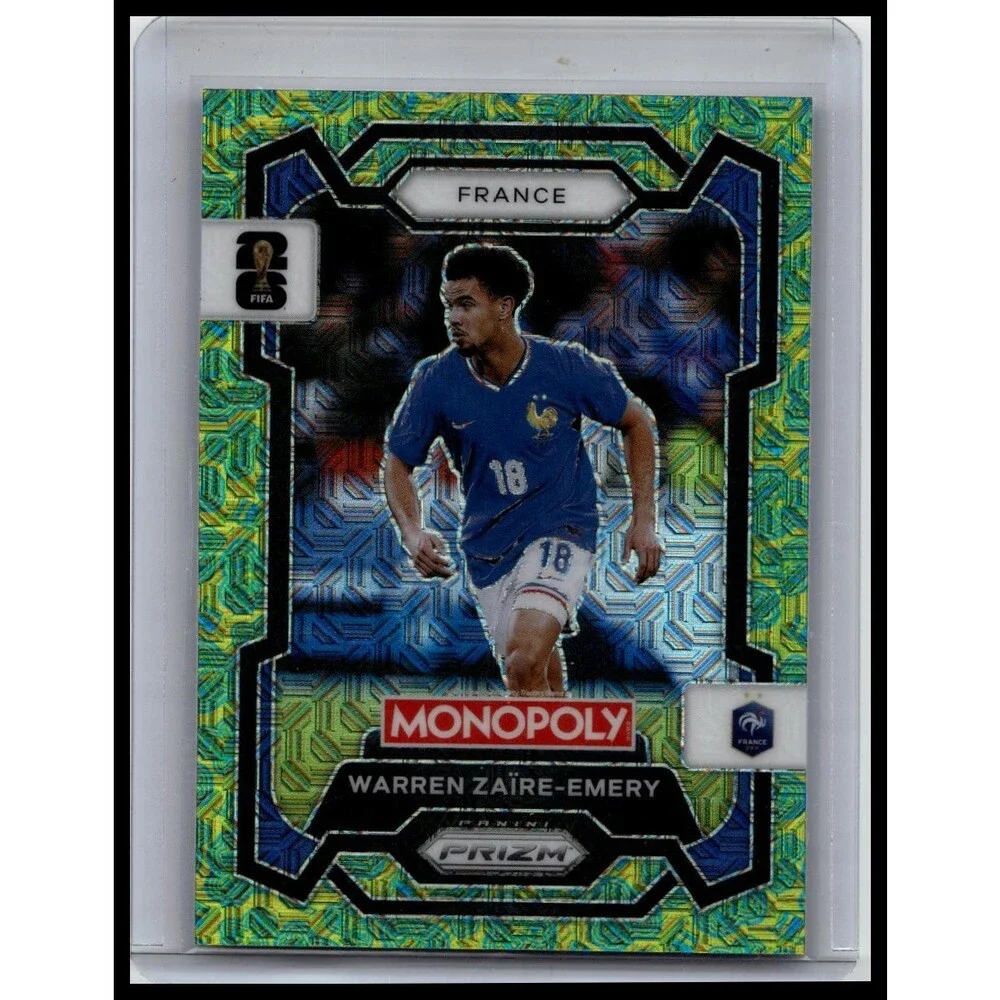 2026 Panini Prizm Cup Warren Zaïre-Emery #11 France Hat Trick Mojo Prizms